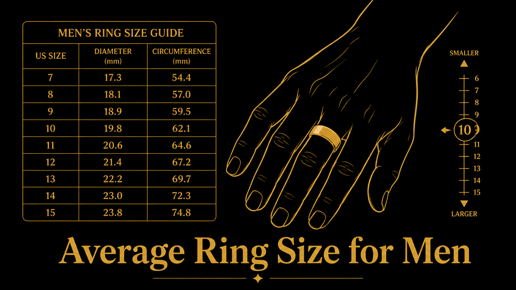Average Ring Size for Men